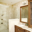 Royal Polished 12"x12" Lattice Marble Mosaic Tile product shot bath view 5