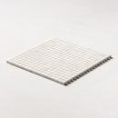 Ice white 12"x12" Polished 5/8x5/8 Marble Mosaic Product shoot mosaic view 1