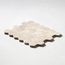Royal Honed 10 3/8"x12" Hexagon Marble Mosaic Tile