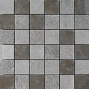 Heritage Textured 12"x12" Limestone Mosaic 2"x2" Tile product shot wall view