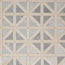 Avenza, Palisandra, Hampton Multi Finish 14 3/4"x14 3/4" Classic Lattice Marble Mosaic Tile product shot wall view