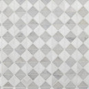 Lonte Glacier Snow White 12 1/2"x12 1/2" Multi Finish Devon Marble Mosaic product shot tile view