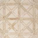 Hampton, Diana Royal Honed 13 7/8"x13 7/8" Large Lattice Marble Mosaic Tile product shot wall view 3