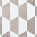 Centennial Snow White Honed Mcm Hexagon 8" Limestone Mosaic Tile product shot wall view