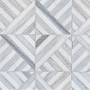 Citylight Skyline Multi Finish 14 5/16"x14 5/16" Ponte Marble Mosaic Product shoot mosaic view 