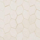 Hampton Honed 11 13/16"x13 9/16" Autumn Leaf Marble Mosaic Tile product shot wall view
