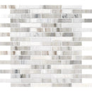 Citylight 12"x12" Honed 5/8x3 Marble Mosaic Product shoot mosaic view