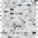 Citylight 12"x12" Honed 5/8x1 1/4 Marble Mosaic Product shoot mosaic view
