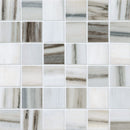 Citylight 12"x12" Honed 2x2 Marble Mosaic Product shoot mosaic view