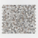 Citylight Honed 10 3/8"x12" Hexagon 2 Marble Mosaic Product shoot mosaic view 1