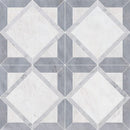 Bear clear ice Avenza, Allure 13 9/16"x13 9/16" Multi Finish Kent Marble Mosaic angle view