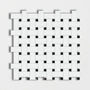 Thassos, Keefer mix 12"x12" Honed Basket Weave Marble Mosaic Product shoot marble mosaic view