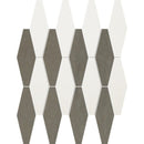 Hampton, Heritage Honed 11"x14 15/16" Rhomboid Blend Limestone Mosaic Tile product shot tile view 