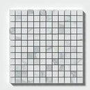 Calacatta Gold Modena 12"x12" Polished 1"x1" Marble Mosaic Tile product shot tile view
