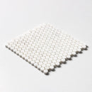 Penny Round Honed 11 1/4"x11 3/4" Marble Mosaic angle view
