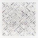 Pitoly Honed Ponte 14 5/16"x14 5/16" Marble Mosaic angle view