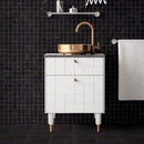 Belgium Blue Honed Limestone Mosaic