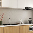 Confetti Honed Hexagon Penny Round Marble Mosaic