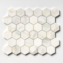 Calacatta Renaissance Honed Marble Mosaic