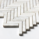 Calacatta Renaissance Honed Ponte & Herringbone Marble Mosaic
