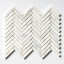 Calacatta Renaissance Honed Ponte & Herringbone Marble Mosaic