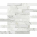 Calacatta Gold 12"x12" Polished Marble 1 1/4"x6" Mosaic Tile product shot tile view