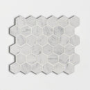 Keefer Mix C 12"x12" Polished Hexagon Marble Mosaic tile view