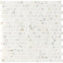 Calacatta Gold 12"x12" Honed Offset Marble 5/8"x5/8" Mosaic Tile product shot tile view