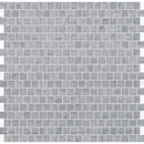 Haisa Blue Honed 12"x12" Offset 5/8"x5/8" Marble Mosaic Product shot tile view