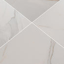 Adella Calacatta White Glazed Ceramic Wall Tiles - MSI Collection