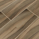 MSI Wood Collection aspenwood cafe 9x48 NASPCAF9X48 glazed ceramic floor wall tile product shot multiple planks angle view