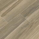 MSI Wood Collection carolina timber saddle glazed ceramic floor wall tile product shot multiple planks angle view