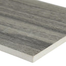 MSI Wood Collection dellano moss grey 8x48 polished porcelain floor wall tile NDELMOSGRE8X48P product shot one plank profile view