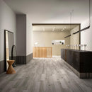 MSI Wood Collection havenwood platinum 8x36 glazed porcelain floor wall tile NHAVPLA8X36 room shot technology store