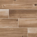 MSI Wood Collection havenwood saddle 8x36 glazed porcelain floor wall tile NHAVSAD8X36 product shot multiple planks top view