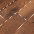 MSI Wood Collection palmetto chestnut 6x36 porcelain floor wall tile product shot multiple planks NPALCHE6X36 angle view