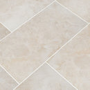 MSI ansello ivory 12x24 glazed ceramic floor wall tile NANSIVO1224 product shot multiple tiles angle view