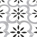 MSI azila 8x8 glazed matte porcelain floor wall tile NAZIL8X8 product shot 4 tiles angle view