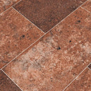 MSI brick collection capella red brick NCAPREDBRI5X10 glazed porcelain floor wall tile product shot multiple bricks angle view