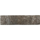 MSI brick collection capella taupe brick NCAPTAUBRI2X10 glazed porcelain floor wall tile product shot one brick top view