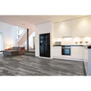 MSI vinyl flooring glue down 6x48 VTGMIDMAP6X48-2MM-12MIL glenridge midnight maple LVT installed on a modern kitchen