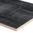 MSI wood collection belmond obsidian 8x40 matte glazed ceramic floor wall tile NBELOBS8X40 product shot one tile profile view