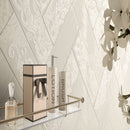 Maiolica Crema 4″x12″ Polished Wall Tile–Liberty US LUSIRG754989 product shot bathroom wall view 2