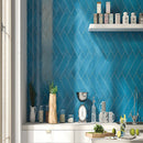 Maiolica Mare 4″x12″ Polished Wall Tile–Liberty US LUSIRG754985 product shot ktichen view
