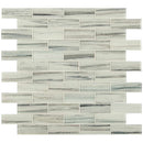 Malta cliffs subway 11.81X11.81 glass mesh mounted mosaic tile SMOT GLSST MALCLI8MM product shot multiple tiles top view