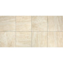 Marble crosscut travertine matte porcelain floor and wall tile liberty us collection LUSIRG1212095 product shot multiple tile top view