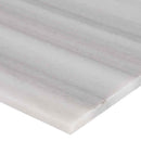 Marmara 12 in x 24 in white polished marble floor and wall tile TTMARMAWHT1224P product shot profile view