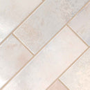 Marza pearl 4x12 glossy ceramic subway wall tile NMARPEA4X12G product shot angle view