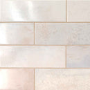 Marza pearl 4x12 glossy ceramic subway wall tile NMARPEA4X12G product shot wall view 3