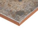 Marza rust 4x12 glossy ceramic subway wall tile NMARRUS4X12G product shot profile view